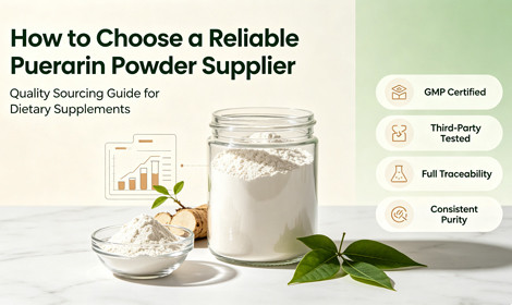 How to Choose a Reliable Puerarin Powder Supplier for Dietary Supplements?